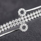 Infinity Cross Sterling Silver Ladies Cuff Bracelet