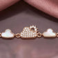 Silver Lining Rose Gold Sterling Silver Ladies Bracelet