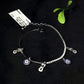 Elegant Quatrefoil Pavé Sterling Silver Ladies Bracelet