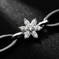 Midnight Blossom Sterling Silver Two-Tone Bracelet