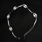 Infinity Porcelain & Pavé Sterling Silver Ladies Bracelet
