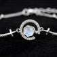 Luminous Teardrop Mother-of-Pearl Sterling Silver Bracelet
