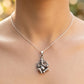 Lord Ganesha Sterling Silver Spiritual Pendant