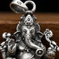 Lord Ganesha Sterling Silver Spiritual Pendant