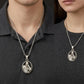 Sterling Silver Guruji Blessing Medallion Pendant