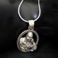 Sterling Silver Guruji Blessing Medallion Pendant
