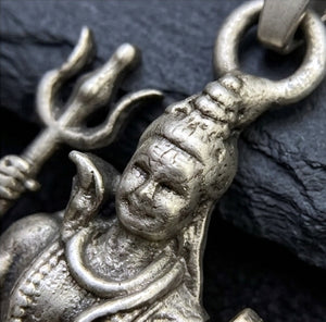 Lord Shiva Mahadev 925 Sterling Silver Pendant