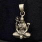 Lord Shiva Mahadev 925 Sterling Silver Pendant