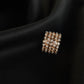 Rose Gold Silver combo of Ring cum Bracelet