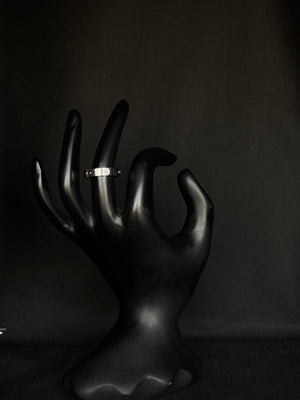 92.5 Sterling Silver Cartier Ring with CZ Stones
