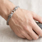 Antique Elephant Head 925 Sterling Silver Woven Bracelet