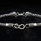 Antique Elephant Head 925 Sterling Silver Woven Bracelet