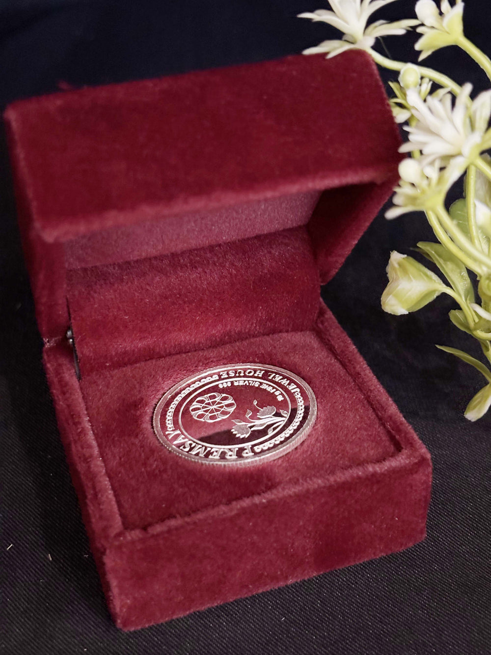10g Round 999 Pure Silver Geaorge King Empire Silver Coin from Premsay Jewellers
