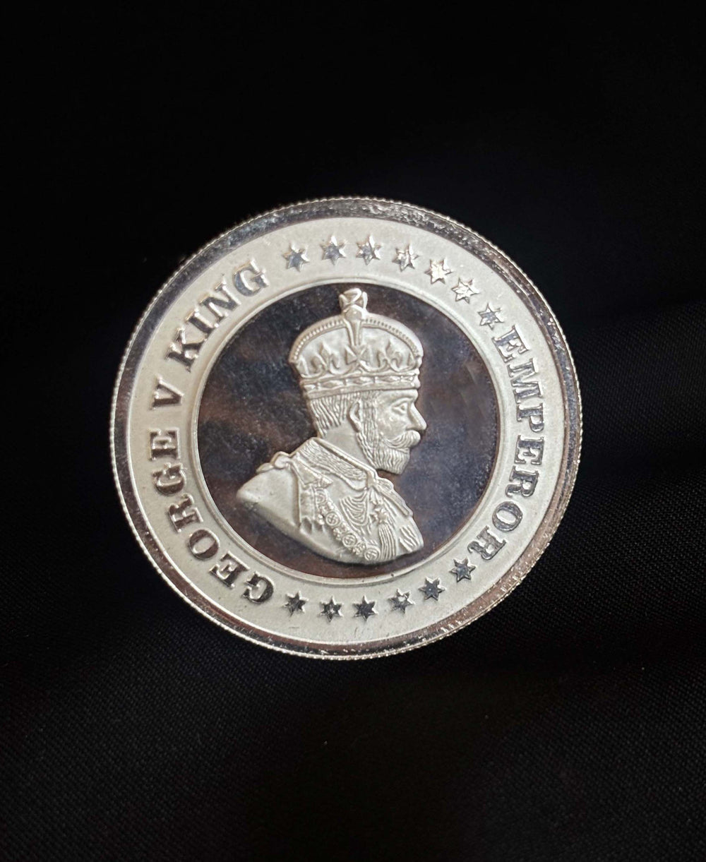 20g Round 999 Pure Silver Geaorge King Empire Silver Coin from Premsay Jewellers