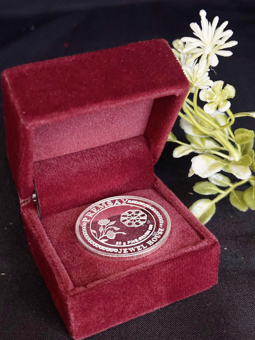 20g Round 999 Pure Silver Geaorge King Empire Silver Coin from Premsay Jewellers