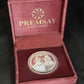 50g Round 999 Pure Silver laxmi Ganesh Silver Coin from Premsay Jewellers