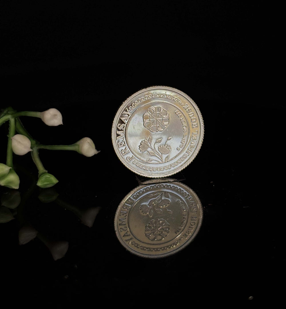5g Round 999 Pure Silver laxmi Ganesh Silver Coin from Premsay Jewellers