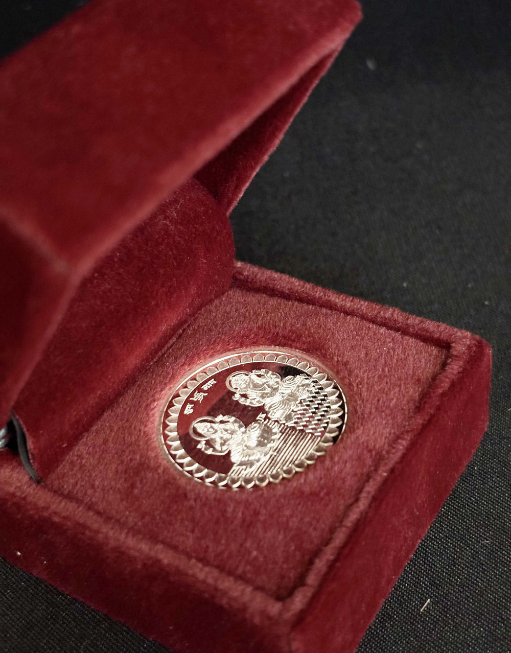 5g Round 999 Pure Silver laxmi Ganesh Silver Coin from Premsay Jewellers