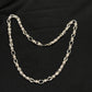 925 sterling silver chain with a unique, intricate design and high polish