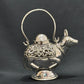Silver Puja Kamandal, 925 Silver Holy Water Pot for Rituals & Worship