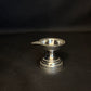 92.5 Sterling Silver Round Diya - Traditional Pooja Oil Lamp