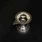 92.5 Sterling Silver Round Diya - Traditional Pooja Oil Lamp