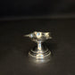 92.5 Sterling Silver Star Diya - Traditional Pooja Oil Lamp