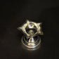 92.5 Sterling Silver Star Diya - Traditional Pooja Oil Lamp