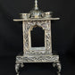 92.5 Sterling Silver Hatri - Handcrafted Ornate Mandir for Pooja
