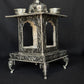 92.5 Sterling Silver Hatri - Handcrafted Ornate Mandir for Pooja