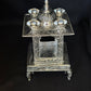 92.5 Sterling Silver Hatri - Handcrafted Ornate Mandir for Pooja