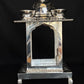 92.5 Sterling Silver Hatri - Elegant Handcrafted Pooja Mandir