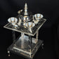 92.5 Sterling Silver Hatri - Elegant Handcrafted Pooja Mandir