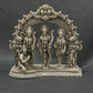 Silver Ram Darbar Murti featuring Sita, Ram, Laxman, and Hanuman