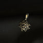 92.5 Sterling Silver Om Pendant - Spiritual Jewelry (Without Chain)