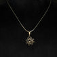 92.5 Sterling Silver Om Pendant - Spiritual Jewelry (Without Chain)
