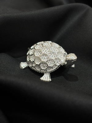 92.5 Sterling Silver Tortoise, Symbol of Prosperity & Good Luck